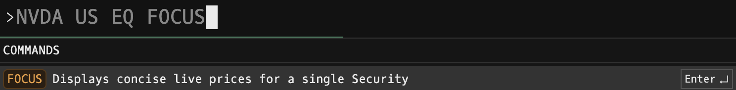 Opens a FOCUS component